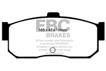 Load image into Gallery viewer, EBC 91-97 Infiniti G20 2.0 Yellowstuff Rear Brake Pads Brake Pads - Performance EBC   
