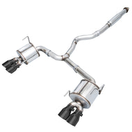 AWE Tuning Subaru STI VA / WRX GV / STI GV Sedan Touring Edition Exhaust - Diamond Black Tip (102mm) Catback AWE Tuning   