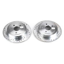 Load image into Gallery viewer, Power Stop 95-00 Chrysler Cirrus Rear Evolution Drilled &amp; Slotted Rotors - Pair Brake Rotors - Slot &amp; Drilled PowerStop
