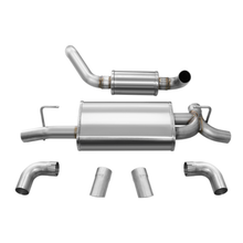 Load image into Gallery viewer, Corsa 2018-2024 Jeep Wrangler JL 2.5in Dual Rear Turn Down Exit Touring Axle-Back Exhaust Axle Back CORSA Performance
