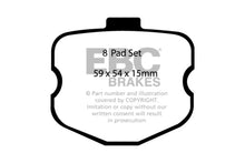 Load image into Gallery viewer, EBC 10-13 Chevrolet Corvette (C6) 6.2 Grand Sport Yellowstuff Rear Brake Pads Brake Pads - Performance EBC   
