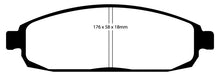 Load image into Gallery viewer, EBC 05-10 Jeep Commander 3.7 Greenstuff Front Brake Pads Brake Pads - Performance EBC   
