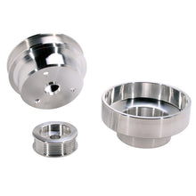 Load image into Gallery viewer, BBK 88-95 GM Truck 4.3 5.0 5.7 Underdrive Pulley Kit - Lightweight CNC Billet Aluminum (3pc) Pulleys - Crank, Underdrive BBK
