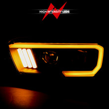 Load image into Gallery viewer, ANZO 2016-2017 Toyota Tacoma Projector Headlights w/ Plank Style Switchback Black w/ Amber Headlights ANZO
