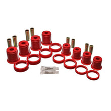 Load image into Gallery viewer, Energy Suspension 84-01 Jeep Cherokee/Wagoneer/Comanche 2WD Red Front Control Arm Bushings Bushing Kits Energy Suspension
