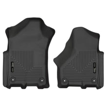 Load image into Gallery viewer, Husky Liners 2019 Ram 2500/3500 Crew Cab/Mega Cab WeatherBeater Black Front Floor Liners Floor Mats - Rubber Husky Liners
