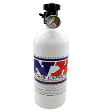 Load image into Gallery viewer, Nitrous Express 10lb Bottle w/Lightning 500 Valve (6.89 Dia x 20.19 Tall) w/Gauge Nitrous Bottles Nitrous Express
