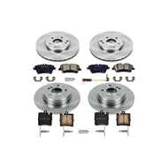 Power Stop 2003 Mercedes-Benz C230 Front & Rear Autospecialty Brake Kit Brake Kits - OE PowerStop   
