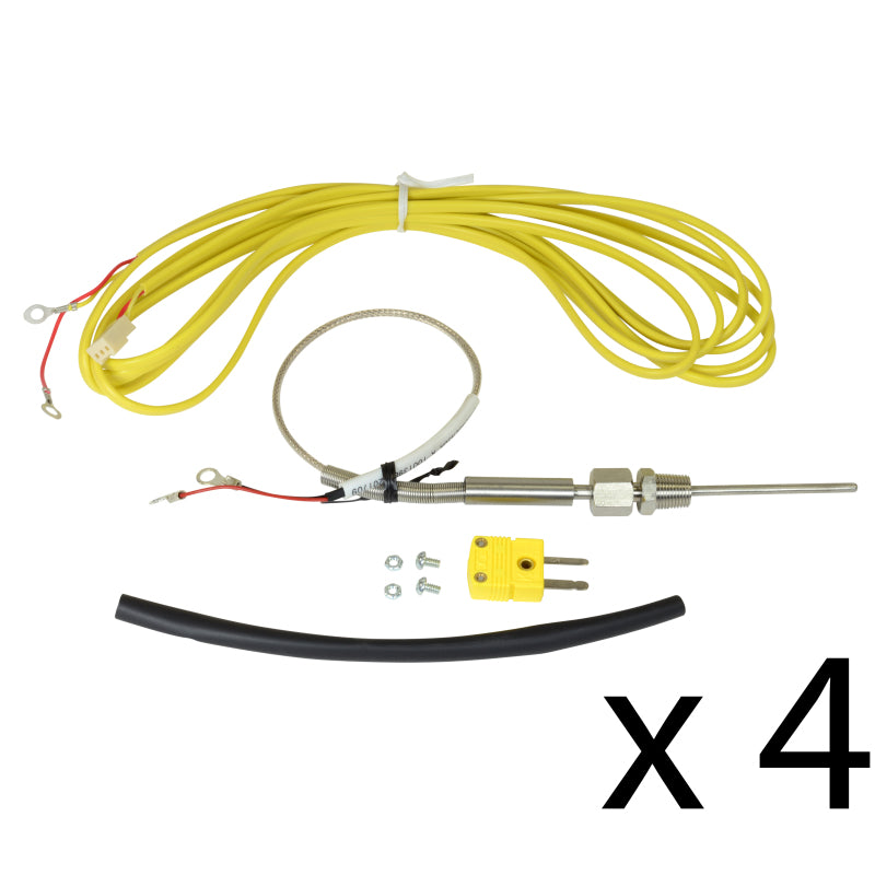 AEM Single K-Type Thermocouple Kit - 4 Pack Wiring Connectors AEM   