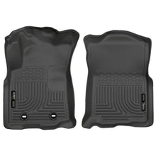 Load image into Gallery viewer, Husky Liners 2016 Toyota Tacoma w/ Manual Trans WeatherBeater Front Black Floor Liners Floor Mats - Rubber Husky Liners
