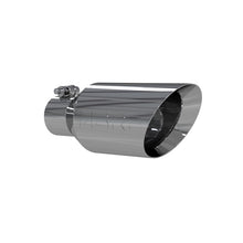 Load image into Gallery viewer, MBRP Universal Tip 4.5 O.D. Dual Walled Angled Rolled End 2.5 Inlet 12in Length - T304 Steel Tubing MBRP   
