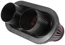 Load image into Gallery viewer, K&amp;N Universal Air Filter - 3in Dual Flange / 10x5.125in Base / 6.375x3.0625in Top / 5.5in Height Air Filters - Universal Fit K&amp;N Engineering   
