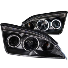 Load image into Gallery viewer, ANZO 2005-2007 Ford Focus Projector Headlights w/ Halo Black Headlights ANZO
