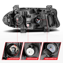 Load image into Gallery viewer, ANZO 2015-2018 Dodge Charger Projector Headlights Plank Style Black Headlights ANZO

