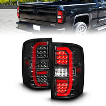 Load image into Gallery viewer, ANZO 14-18 GMC Sierra 1500 Full LED Taillights Black Housing Clear Lens (w/C Light Bars) Tail Lights ANZO
