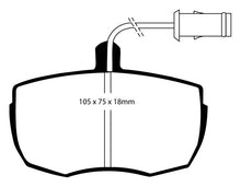 Load image into Gallery viewer, EBC 87-89 Land Rover Range Rover 3.5 Greenstuff Front Brake Pads Brake Pads - Performance EBC   
