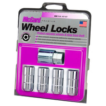 Load image into Gallery viewer, McGard Wheel Lock Nut Set - 4pk. (Cone Seat) M14X1.5 / 21mm &amp; 22mm Dual Hex / 1.965in. L - Chrome Lug Nuts McGard
