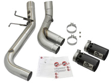 Load image into Gallery viewer, aFe Victory Series 4in 409-SS DPF-Back Exhaust w/ Dual Black Tips 2017 GM Duramax V8-6.6L(td) L5P DPF Back aFe
