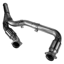 Load image into Gallery viewer, Kooks 14+ GM 1500 Series Truck 5.3L 3in x OEM Out GREEN Cat SS Y Pipe Kooks HDR Req Y Pipes Kooks Headers
