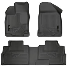 Load image into Gallery viewer, Husky Liners 07-13 Ford Edge / 07-13 Lincoln MKX Weatherbeater Black Front &amp; 2nd Seat Floor Liners Floor Mats - Rubber Husky Liners

