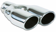 Load image into Gallery viewer, Vibrant Dual 3.25in x 2.75in Oval SS Exhaust Tip (Single Wall Angle Cut Rolled Edge) Tips Vibrant
