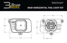 Load image into Gallery viewer, Diode Dynamics SS3 Sport Type Ram Horiz Kit ABL - Yellow SAE Fog Light Accessories and Wiring Diode Dynamics   

