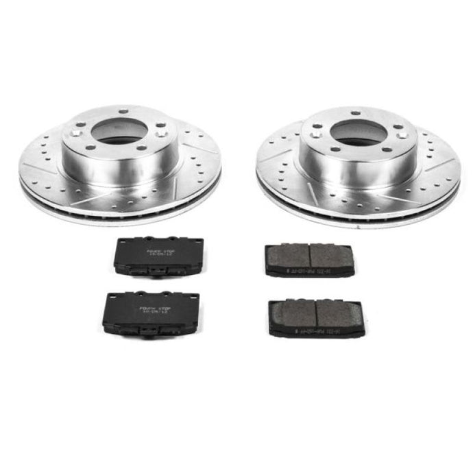 Power Stop 86-91 Mazda RX-7 Front Z23 Evolution Sport Brake Kit Brake Kits - Performance D&S PowerStop   
