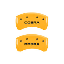 Load image into Gallery viewer, MGP 4 Caliper Covers Engraved Front &amp; Rear MGP Yellow Finish Black Characters 2008 Ford F-150 Caliper Covers MGP
