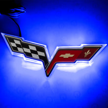 Load image into Gallery viewer, Oracle Chevrolet Corvette C6 Illuminated Emblem - Blue SEE WARRANTY Light Accessories and Wiring ORACLE Lighting
