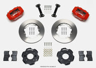 Wilwood Forged Dynalite Front Hat Kit 11.00in Red Integra/Civic w/Fac.240mm Rtr Big Brake Kits Wilwood