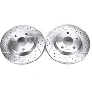Power Stop 10-12 Lexus HS250h Front Evolution Drilled & Slotted Rotors - Pair Brake Rotors - Slot & Drilled PowerStop   