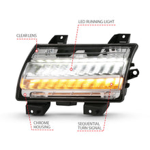 Load image into Gallery viewer, ANZO 18-19 Jeep Wrangler JL Halogen Chrome Clear w/ Sequential Signal Lights Corner ANZO
