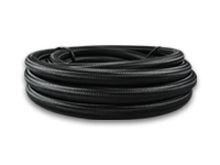 Load image into Gallery viewer, Vibrant -6 AN Black Nylon Braided Flex Hose .56in ID (150 foot roll) Hoses Vibrant
