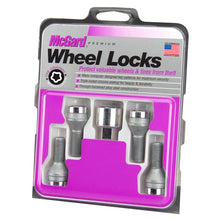 Load image into Gallery viewer, McGard Wheel Lock Bolt Set - 4pk. (Cone Seat) M12X1.5 / 17mm Hex / 25.5mm Shank Length - Chrome Wheel Bolts McGard
