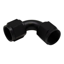 Load image into Gallery viewer, DeatschWerks 10AN Flare Female Swivel 90-Degree to 10AN Flare Female Swivel - Anodized Matte Black Fittings DeatschWerks

