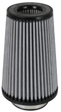 Load image into Gallery viewer, aFe MagnumFLOW Pro DRY S Universal Air Filter 3.5in F / 6in B / 4.5in T (Inv) / 9in H Air Filters - Universal Fit aFe
