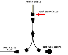 Load image into Gallery viewer, Oracle Wrangler JK Switchback Turn Signal Y Splitter Adapter (Single) SEE WARRANTY Light Accessories and Wiring ORACLE Lighting
