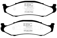 Load image into Gallery viewer, EBC 97-99 Jeep Cherokee 2.5 82mm High Rotors Extra Duty Front Brake Pads Brake Pads - Performance EBC   
