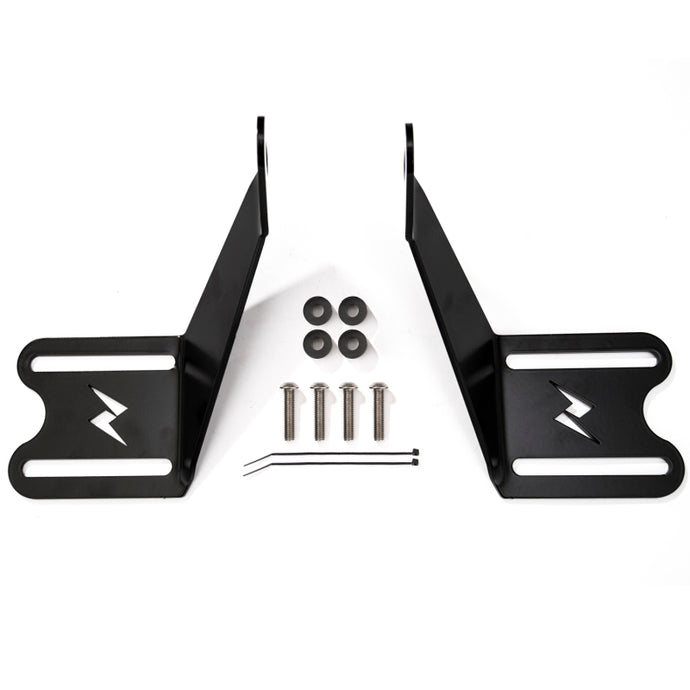 ANZO 2007-2015 Jeep Wrangler 20in - 24in inch LED Bar Hood Mounting Brackets Light Mounts ANZO