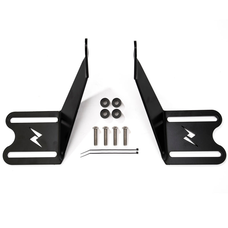 ANZO 2007-2015 Jeep Wrangler 20in - 24in inch LED Bar Hood Mounting Brackets Light Mounts ANZO