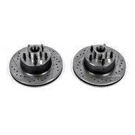 Power Stop 75-76 Chrysler Cordoba Front Evolution Drilled & Slotted Rotors - Pair Brake Rotors - Slot & Drilled PowerStop