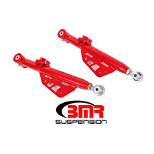 Load image into Gallery viewer, BMR 79-98 Fox Mustang Single Adj. Lower Control Arms / Rod End (Polyurethane) - Red Control Arms BMR Suspension
