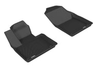 3D MAXpider 2015-2019 Volvo XC90 Kagu 1st Row Floormat - Black Floor Mats - Rubber 3D MAXpider   