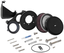 Load image into Gallery viewer, K&amp;N 17-18 Harley Davidson Road Glide Hammer Black Street Metal Intake System Cold Air Intakes K&amp;N Engineering   
