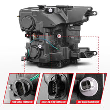 Load image into Gallery viewer, ANZO 2018-2020 Ford F-150 Projector Headlight w/ Plank Style Switchback Black Housing Headlights ANZO
