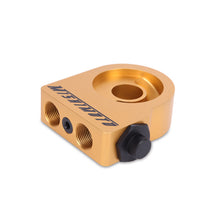 Load image into Gallery viewer, Mishimoto Thermostatic Gold M20 Oil Sandwich Plate Oil Filter Blocks Mishimoto
