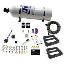 Load image into Gallery viewer, Nitrous Express Dual/Dominator/Gasoline Nitrous Kit (50-300HP) w/15lb Bottle Nitrous Systems Nitrous Express
