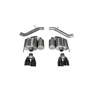 Corsa 2016-2019 Cadillac ATS-V 3.6T 4in Black Sport Axle-Back Exhaust Axle Back CORSA Performance