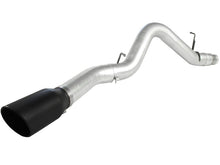 Load image into Gallery viewer, aFe Atlas Exhaust 5in DPF-Back Al Steel 11-13 GM Diesel Trucks V8-6.6L (td) LML (Blk Tip) DPF Back aFe
