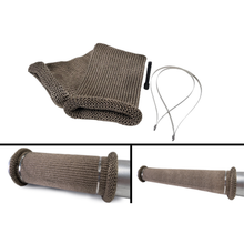 Load image into Gallery viewer, DEI Titanium 4in Knit Exhaust Sleeve - 24in Exhaust Wrap DEI
